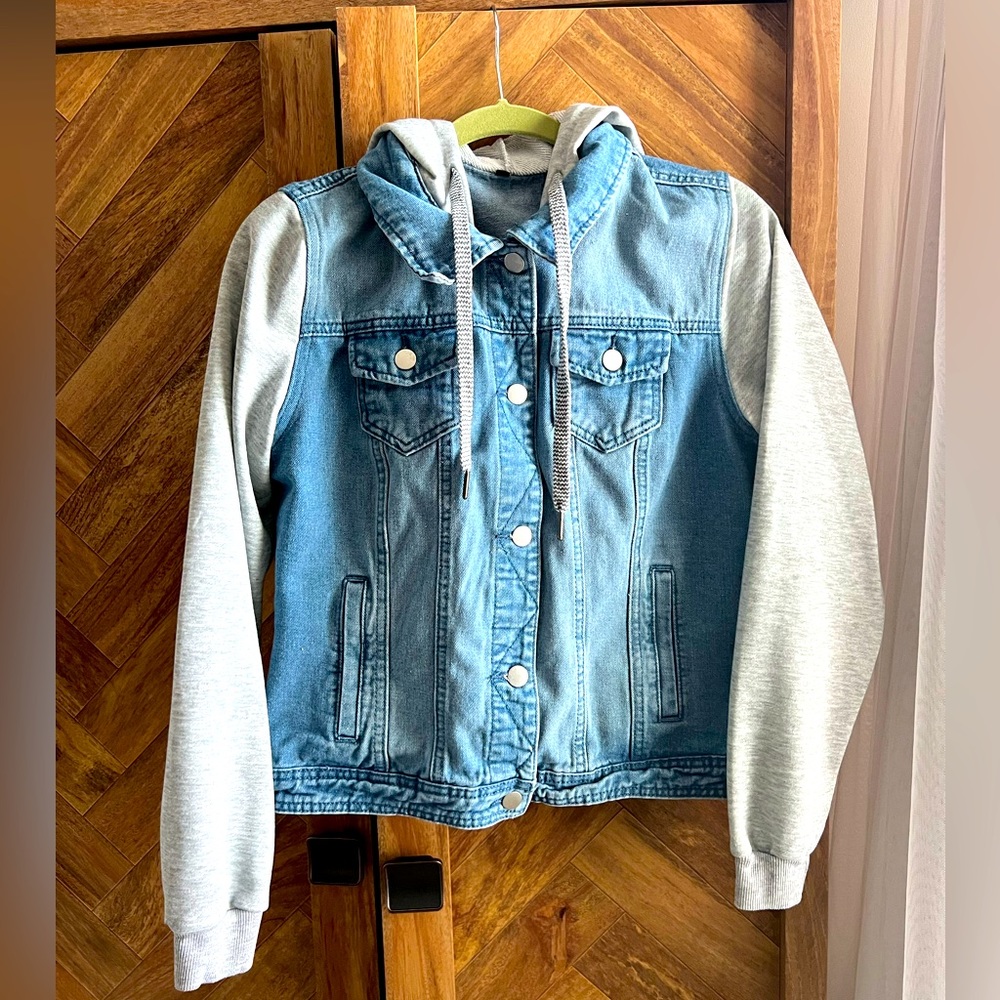 Hooded Denim Jacket